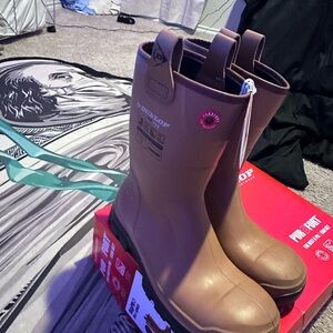 Dunlop Men's Brown Rain & Snow Boots